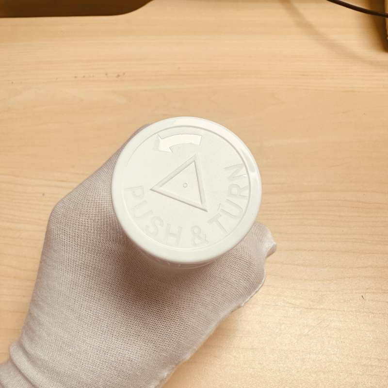 Vape Bottle with Flat White Cap