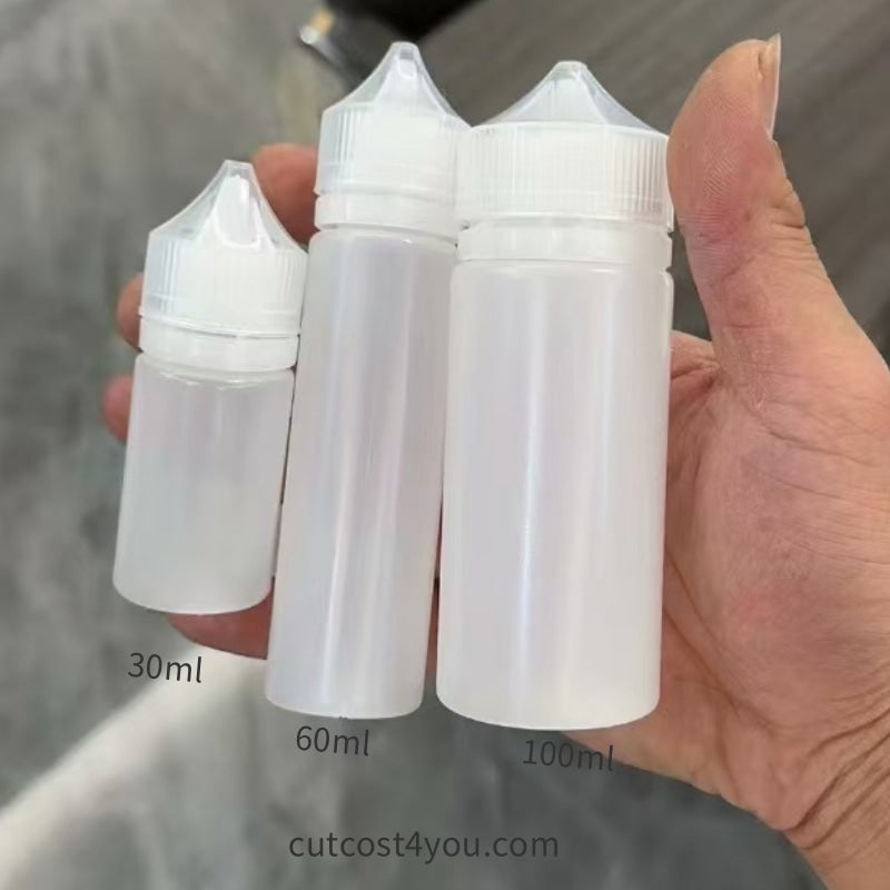 30ml 60ml 100ml Soft PE Dropper Bottles - Wholesale Price, Custom Logo Printing